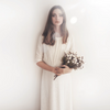 Midi Lace Bridal A-Line Wedding  Skirt #3020
