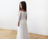 Mini Me Collection Ivory Wedding Train Dress   #1162