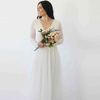 Curve & Plus Size Ivory Wedding Dress With Pockets  #1266