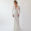 Wrap  Bohemian Mermaid Wedding Dress #1255