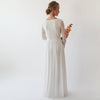 Wrap Lace Wedding Dress With  Chiffon Mesh  #1256