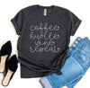 Coffee Hustle Wine Repeat T-shirt