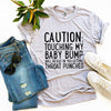 Caution: Touching My Baby Bump T-shirt