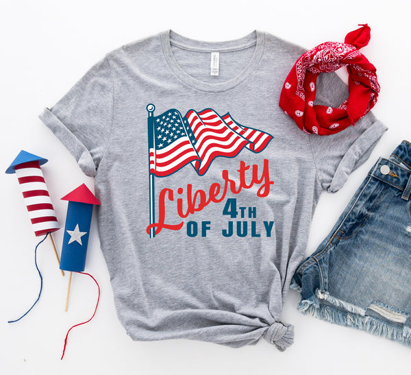 Liberty 4th of July T-shirt