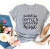 Fueled By Coffee And Country Music T-shirt