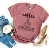 Coffee Is My Valentine T-shirt