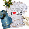 I Love Social Distancing T-shirt