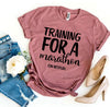 Training For a Marathon On Netflix T-shirt